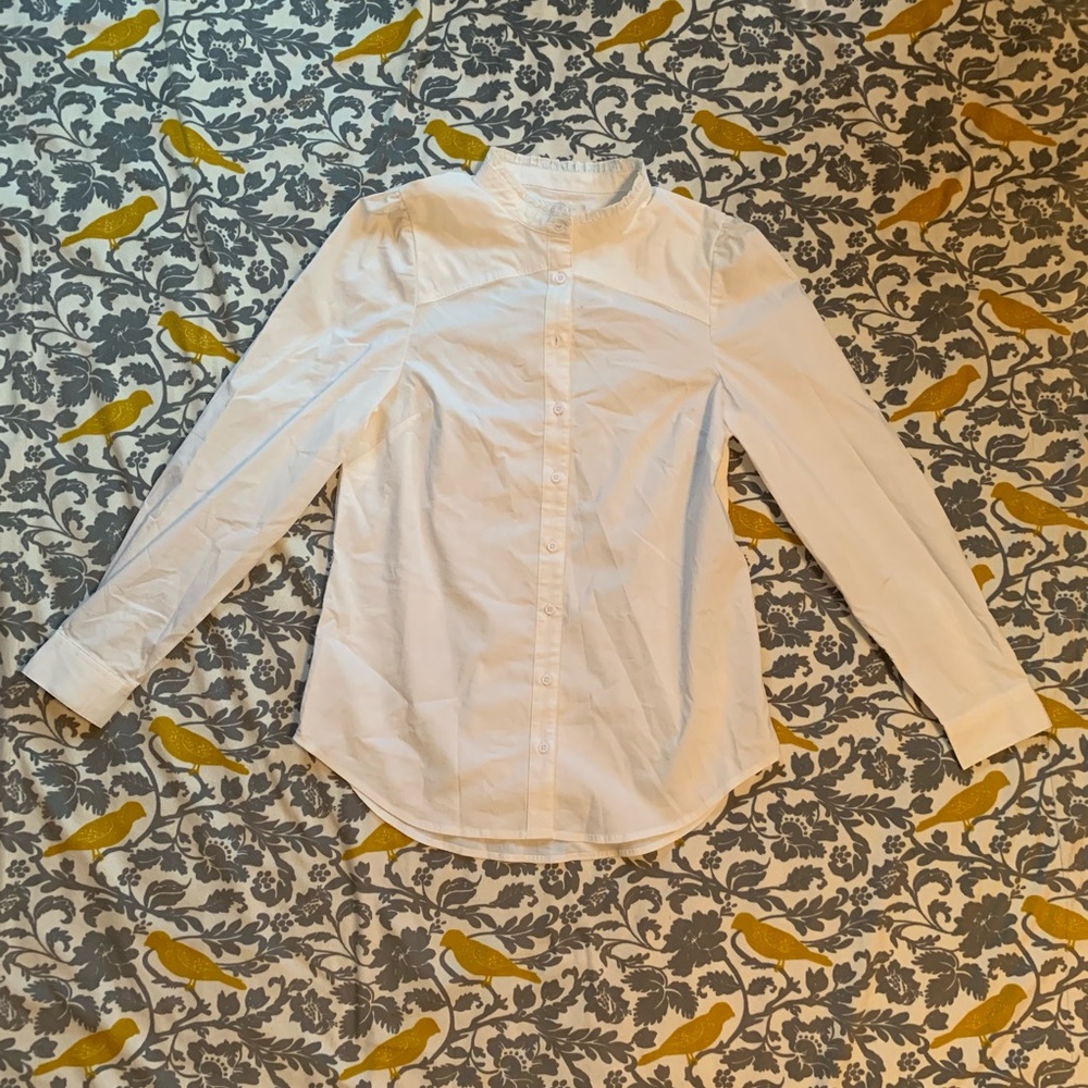 Urban Outfitters White Button Down Blouse NWT Sz M